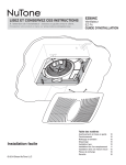 NuTone EZ80NC Installation Manual (79040274A).indd