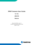 AM4001 IPMI: MMC User Manual