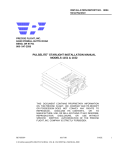 PULSELITE STARLIGHT INSTALLATION MANUAL MODELS 1151