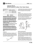 E58 Self Contained Thru-Beam 18mm Tubular