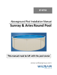 Aboveground Pool Installation Manual