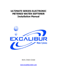 ultimate water softener installation manual