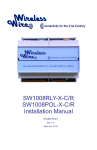 SW1008RLY-X-C/R Installation Manual