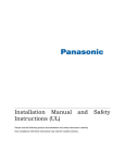 Installation Manual and Safety Instructions (UL)