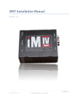 iMIV Installation Manual