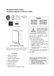 On-Demand Water Heater Installation Manual and Owner's Guide