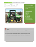 John Deere 7700 Series ROPS Installation Manual