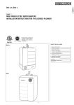 SHC Mini-tank Installation Manual