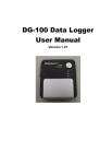 DG-100 Data Logger User Manual