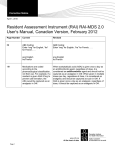 Resident Assessment Instrument (RAI) RAI