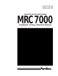 Partlow MRC7000 circular chart recorder user manual