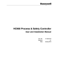 Honeywell HC900 Process and Safety Controller User Manual