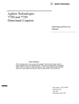 772D and 773D Directional Couplers Operating and Service Manual