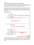 Issue Tracker User Manual