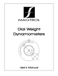 Dial Weight Dynamometer User's Manual - Electro