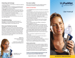MyPurMist User Manual 2012-12-28