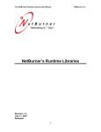 The NetBurner Runtime Libraries User's Manual