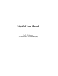 Nightfall User Manual by R. Wichmann (rwichman