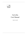 O2 Corba User Manual