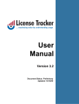 User Manual - License Tracker Inc.