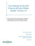 User Manual for the GIS Portal at KFL&A Public Health: Version 1.0