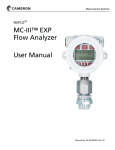 MC_III EXP Flow Analyzer User Manual