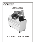 MOTORIZED CONTROL LOADER USER'S MANUAL