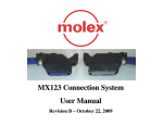 MX123 Connection System User Manual