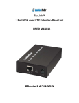 TruLink™ 1 Port VGA over UTP Extender