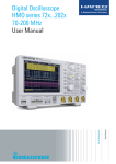 Digital Oscilloscope HMO series 72x...202x 70