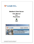 Meditech Client Server User Manual For Physicians