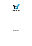 KW5262 Wireless VDSL Router User Manual