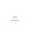 MP-P1 Phono Preamp User Manual V1.0