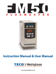 Instruction Manual & User Manual - TECO