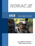 Spray Height Controller UC5 SERVICE MANUAL