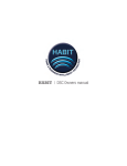 HABIT | DSC Owners manual