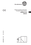 Original operating instructions Fail-safe inductive sensor