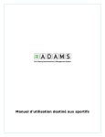 ADAMS User Guide