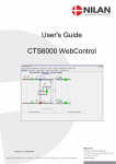 User's Guide CTS6000 WebControl