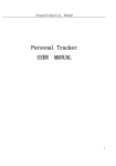 GT30 Personal Tracker (GPS+SMS+GPRS) User Guide Version 3