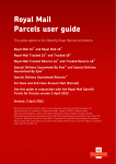 Royal Mail Parcels user guide