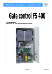 Operating instructions – Control FS 400