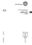 Operating instructions Flow monitors SI5006 704194/04 09/2011