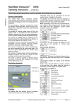 Heat Meter Ultrasonic® UH50 Operating Instructions UH