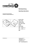 Betriebsanleitung Operating instructions