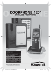 Marmitek DoorPhone 120 user manual