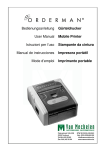 Bedienungsanleitung Gürteldrucker User Manual