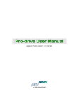 Pro-drive User Manual
