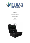 MeTrao Readout User Manual