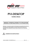 Aurora PVI-Desktop User Manual FR REV_1.3 25-07
